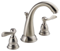 DELTA FAUCET Delta Faucet B3596LF-SS Windemere Two Handle Widespread Bathroom Sink Faucet