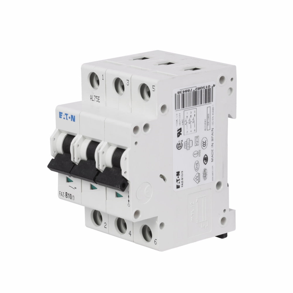 EATON Eaton FAZ-D5/3-NA 3-Pole 5 Amp Circuit Breaker