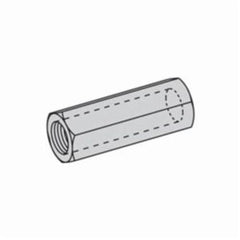 B-Line B655-1/2ZN Threaded Rod Coupling 1/2-13 Inch Zinc Plated B-Line Series
