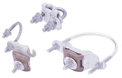 Harger Lightning & Grounding CPC3.5/4 U-Bolt Pipe Clamp 3.5 to 4 Inch Electro Tin Plated Bronze