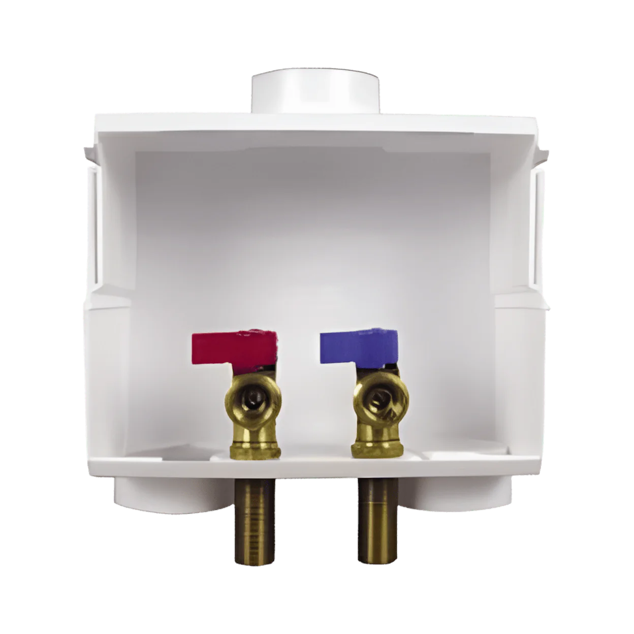 IPS CORPORATION IPS Corporation 82052 Water-Tite DU-ALL Outlet Box With Quart Turn Valve For Use With Dual Drain Washing Machine 1/2 in C