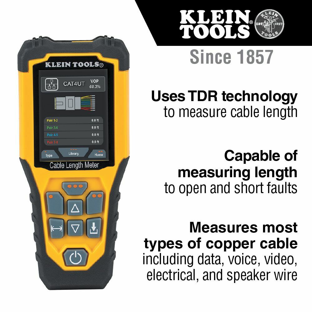 KLEIN TOOLS Klein Tools 501-915 TDR Cable Length Meter