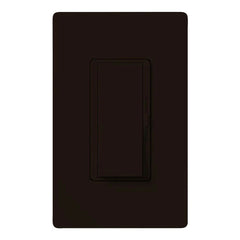 LUTRON Lutron DVSTV-BR Diva Dimmer - Gloss Finish, Fluorescent or LED Dimming with 0-10V Ballasts and Drivers, Single-pole/3-way, 120 to 277V/50mA/8A in brown