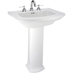 Mansfield Plumbing 329 BI Sink Pedestal Only, Biscuit