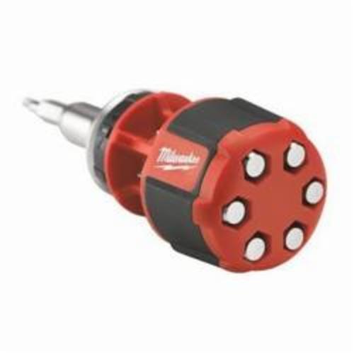 MILWAUKEE Milwaukee 48-22-2320 8-in-1 Compact Ratcheting Multi-Bit Screwdriver, 8 Pieces