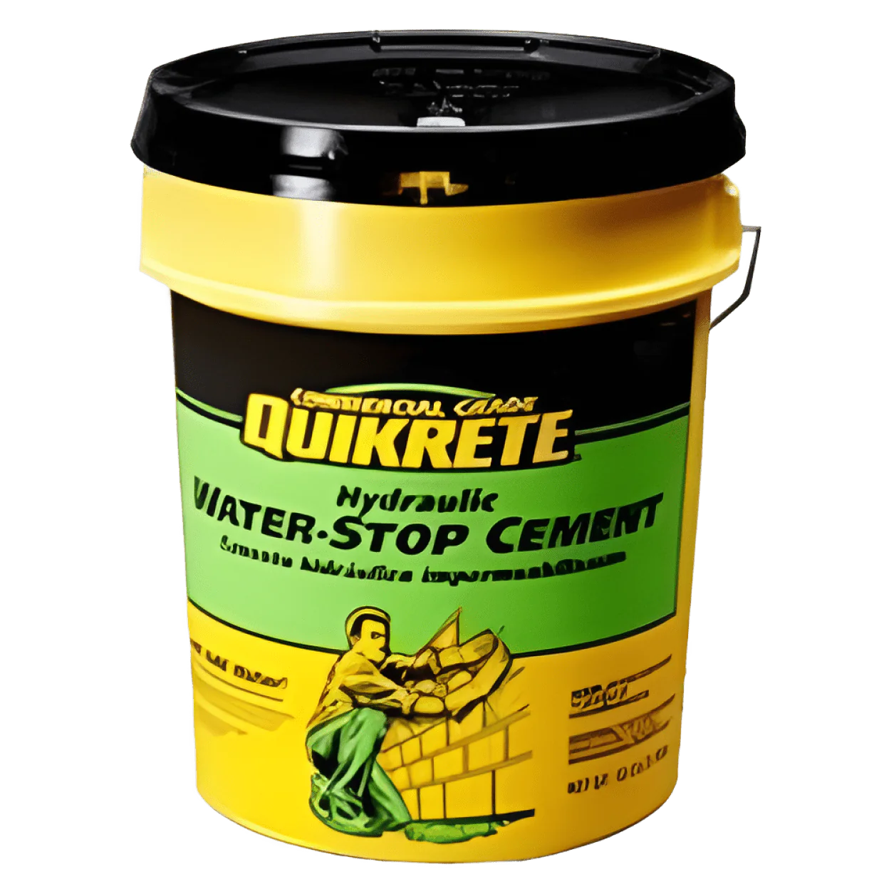 QUIKRETE Quikrete 112650 Hydraulic Water-Stop Cement 50 lb Pail