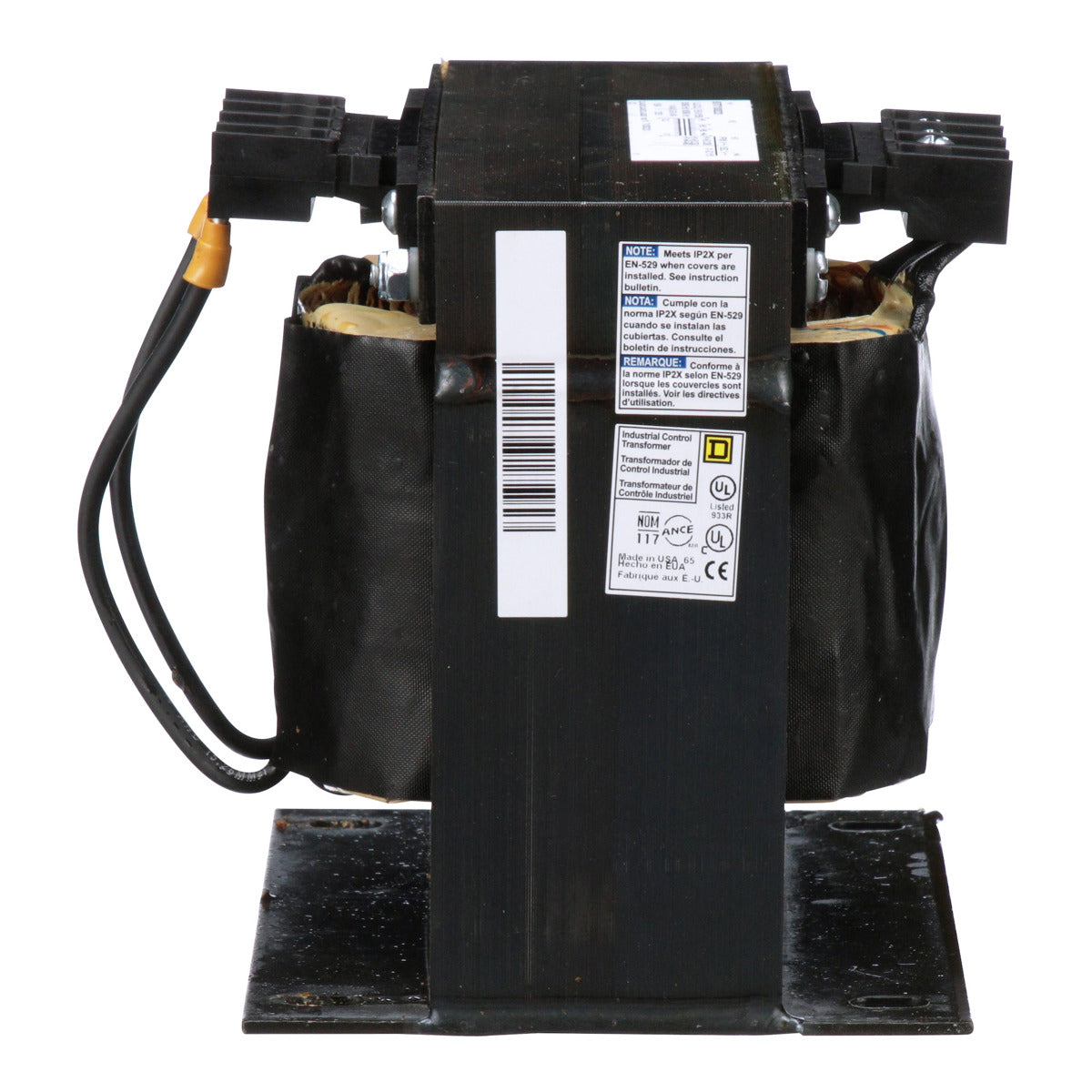 SCHNEIDER ELECTRIC Square D 9070T1000D20 Control Transformer 1000 VA 208/230/460 VAC Primary 115 VAC Secondary