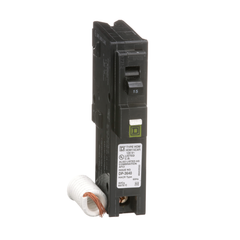 SCHNEIDER ELECTRIC Square D HOM115CAFI Miniature Circuit Breaker 15 Amp 120 Volt