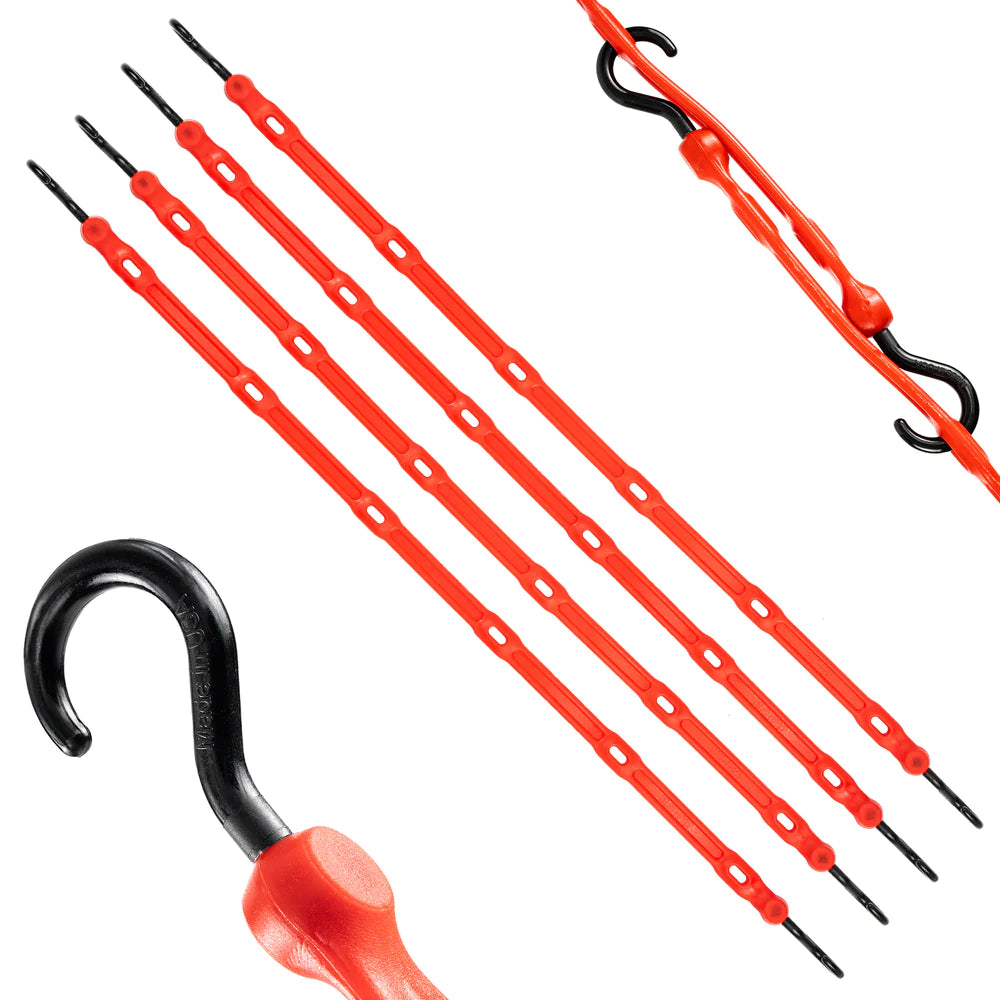 BIHLERFLEX Bihlerflex AS36R4PK 36 Adjust-a-strap Adjustable Bungee Strap 4 Pack Replacement MPN