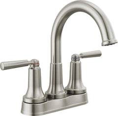 DELTA FAUCET Delta Faucet 2535-SSMPU-DST Saylor Two Handle Centerset Bathroom Sink Faucet