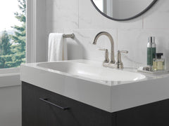 DELTA FAUCET Delta Faucet 2535-SSMPU-DST Saylor Two Handle Centerset Bathroom Sink Faucet