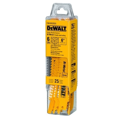 DEWALT DW4802B25 RECIPROCATING SAW BLADES