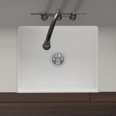 ELKAY Elkay SWUF2520WH Fireclay 24-3/8 x 19-5/8 Farmhouse Kitchen Sink