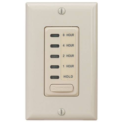 INTERMATIC Intermatic EI220 1/2/4/8 Hour 120 VAC 60 Hz 1-Pole Ivory Electronic Auto-Off Timer with Hold