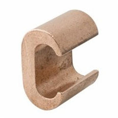 ILSCO ULT-2-Z Permaground Copper Grounding C Crimp, Main Conductor Range 8 Str-8 Sol, Tap Range 8-10 Sol