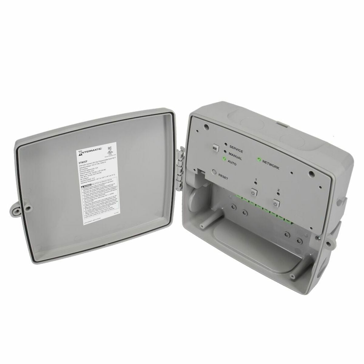INTERMATIC Intermatic ETW2CP Intermatic Connect 365-Day Programmable Smart Wi-Fi Timer, 120-277V, 2xSPDT