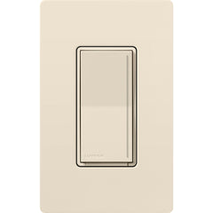LUTRON Lutron STCL-153PH-LA Lutron Sunnata 150W Dimmable LED/CFL or 600W Incandescent/Halogen Single Pole/3-Way Touch LED Dimmer with On/Off Paddle Switch in Light Almond