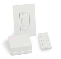 LUTRON Lutron P-BDG-PKG1W Caseta Smart Dimmer Kit for Wall and Ceiling Lights, White