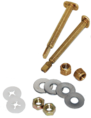 MILL-ROSE Mill-Rose 73070 Blue Monster Brass Closet Bolt 5/16 in Diameter 3-1/2 in Length