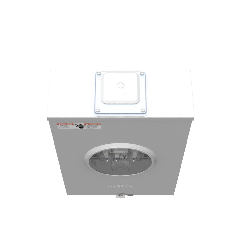 MILBANK Milbank U9701-RXL Single Position Meter Socket 200 Amp 3 Phase Ringless Lever 7 Term OH UG 600V