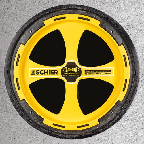 SCHIER PRODUCTS Schier 8064-001-01 Wastewater Sampling Port Cover, Polyethylene