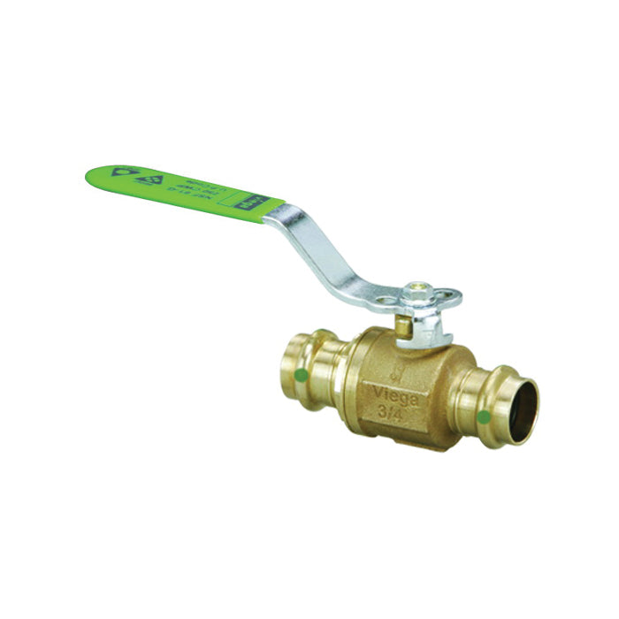 VIEGA Viega 79120 ProPress Ball Valve, 2 in Nominal, Press End Style, Bronze Body, Full Port, EPDM/FKM Softgoods