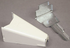 Wiremold V1517B 2-16/16 Ivory Steel 1-Channel Raceway Adapter