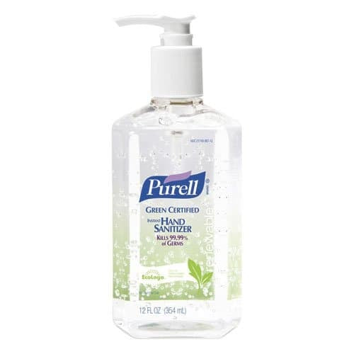 GOJO Gojo GOJ369112CT Advanced Hand Sanitizer Green Certified Gel 12 fl oz (12/Carton)