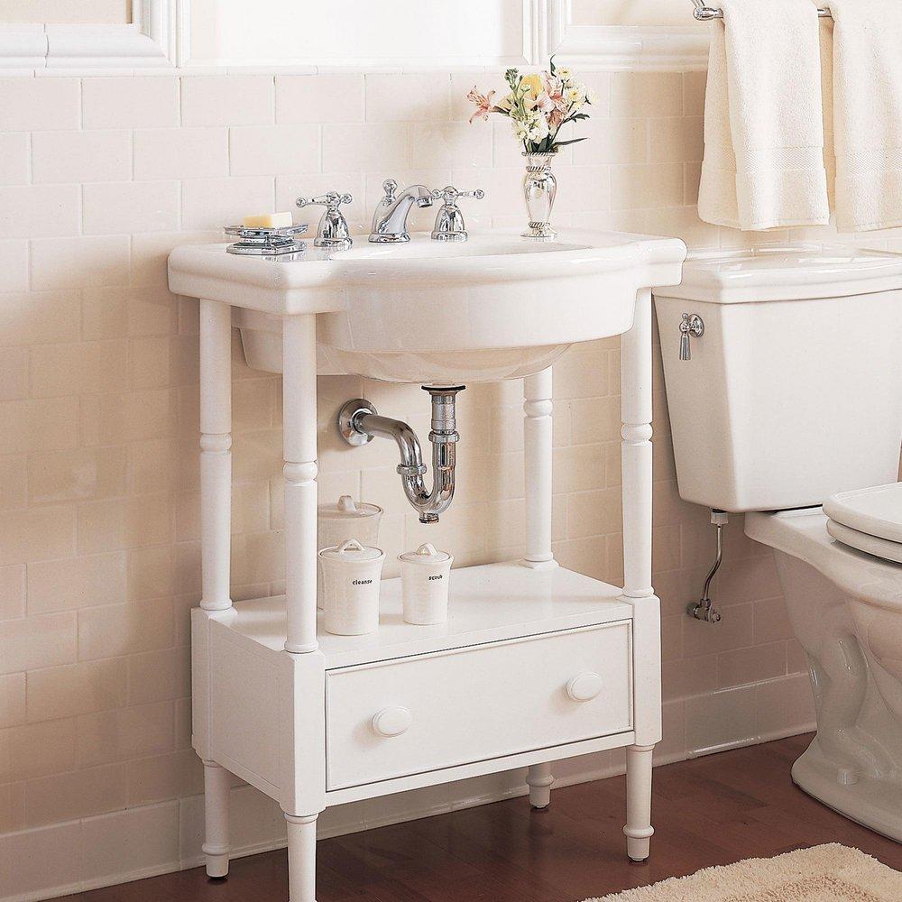 AMERICAN STANDARD American Standard 0282008.020 Retrospect® 27 x 19-3/4 in. Oval Pedestal Bathroom Sink in White