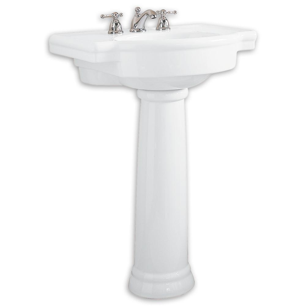 AMERICAN STANDARD American Standard 0282008.020 Retrospect® 27 x 19-3/4 in. Oval Pedestal Bathroom Sink in White