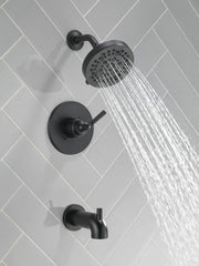 DELTA FAUCET Delta Faucet T14435-BL Saylor Single Handle Multi Function Bathtub & Shower Faucet in Matte Black (Trim Only)