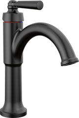 DELTA FAUCET Delta Faucet 535-BLMPU-DST Saylor Single Handle Bathroom Sink Faucet in Matte Black