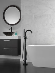 DELTA FAUCET Delta Faucet T4759-BLFL Trinsic Single Lever Handle Floor Mount Filler