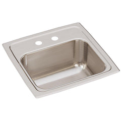 ELKAY Elkay BLR152 Lustertone Classic Stainless Steel Drop-In Bar Sink