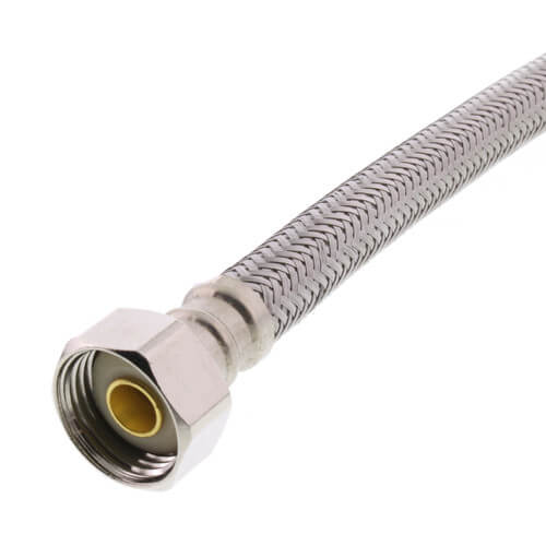 FLUIDMASTER Fluidmaster PRO4T12 1/2 x 7/8 x 12 in. Stainless Steel Toilet Flexible Water Connector