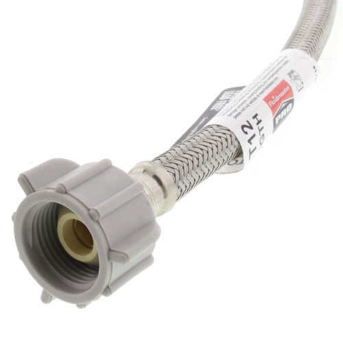 FLUIDMASTER Fluidmaster PRO4T12 1/2 x 7/8 x 12 in. Stainless Steel Toilet Flexible Water Connector