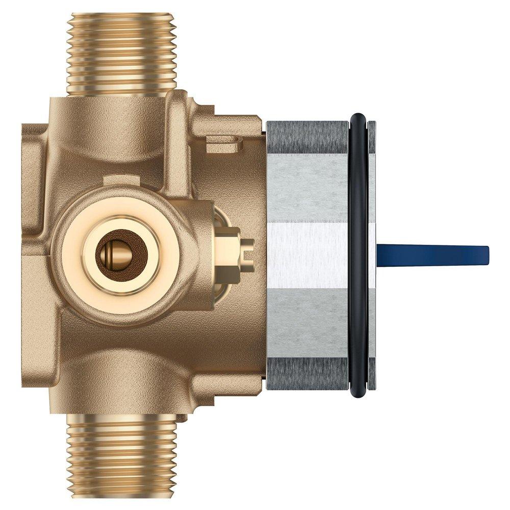 GROHE GROHE 35112000 Grohsafe 1/2 in. Cold Expansion PEX Connection Pressure Balancing Valve with Stops