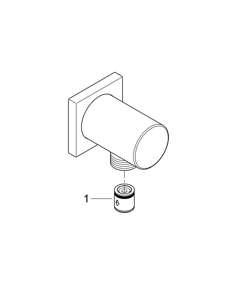 GROHE GROHE 26184000 Rainshower Hand Shower Holder in StarLight Chrome