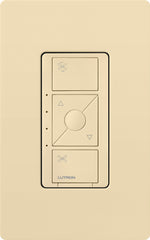 LUTRON Lutron PD-FSQN-IV Caseta Wireless Smart Fan Speed Control Switch, 120V, 1.5A, Single-Pole, Ivory