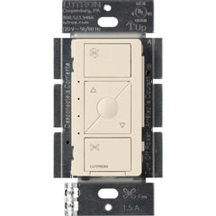 LUTRON Lutron PD-FSQN-LA Caseta Wireless In-Wall Fan Control 120V Light Almond