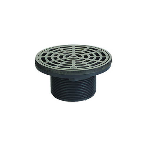 SIOUX CHIEF Sioux Chief 842-4LNR 4 in. Threaded Plastic Floor Drain