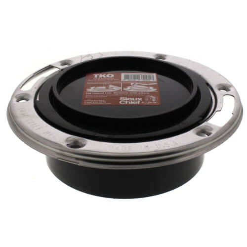 SIOUX CHIEF Sioux Chief 886-4ATM TKO 4 in. Flange Hub Stainless Steel Swivel