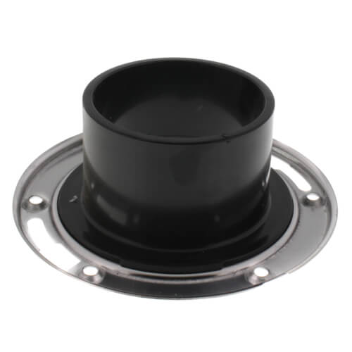 SIOUX CHIEF Sioux Chief 887-AM PushTite 3 x 4 in. Flush to Floor Open Closet Flange Stainless Steel