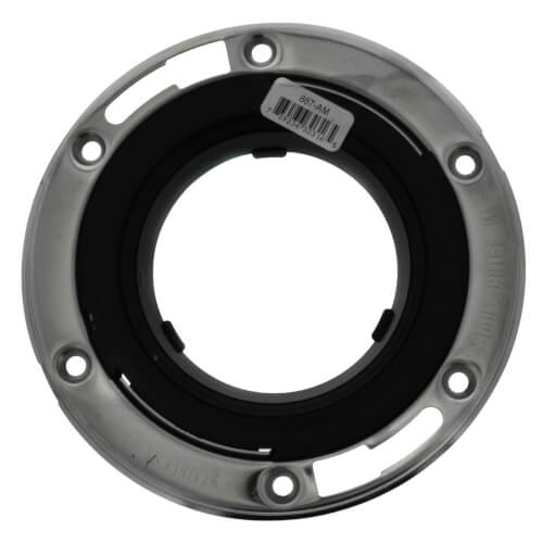SIOUX CHIEF Sioux Chief 887-AM PushTite 3 x 4 in. Flush to Floor Open Closet Flange Stainless Steel