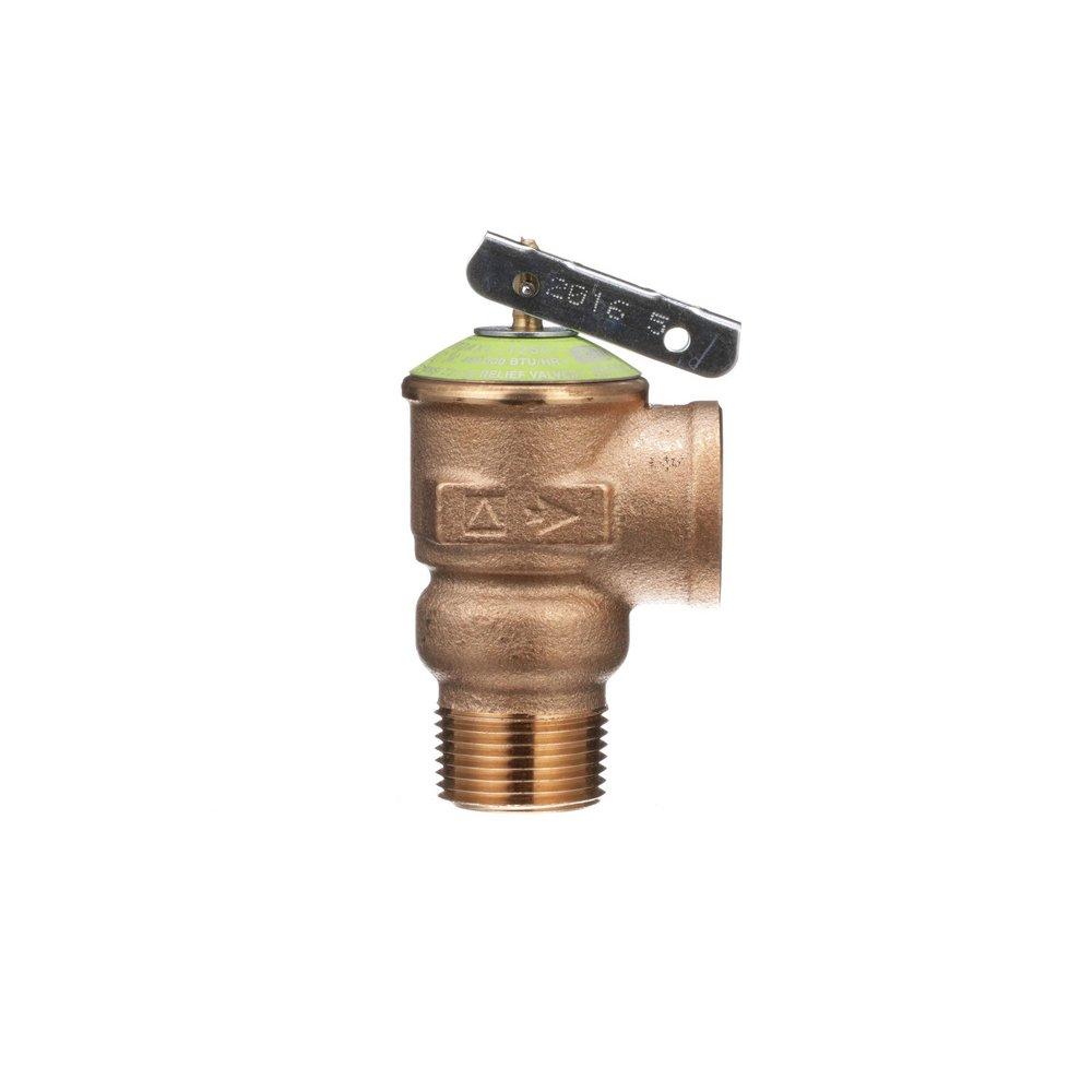 ZURN Zurn P1000AXL 3/4 in. Cast Brass-Bronze-Stainless Steel-Silicone MNPT x FNPT 125# Relief Valve
