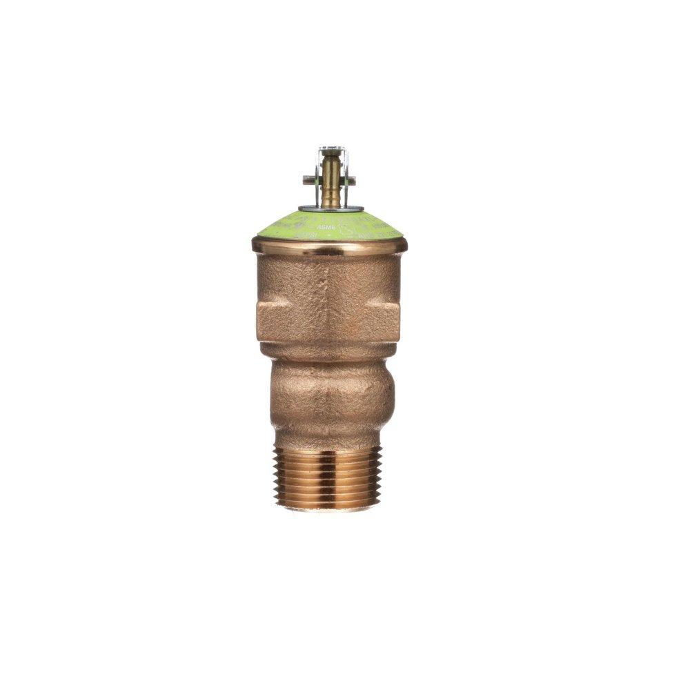 ZURN Zurn P1000AXL 3/4 in. Cast Brass-Bronze-Stainless Steel-Silicone MNPT x FNPT 125# Relief Valve