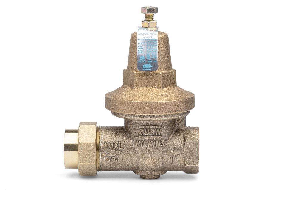 ZURN Zurn 1-70XL 70XL 1 in. Cast Bronze Union FNPT Pressure Reducing Valve W70XLG