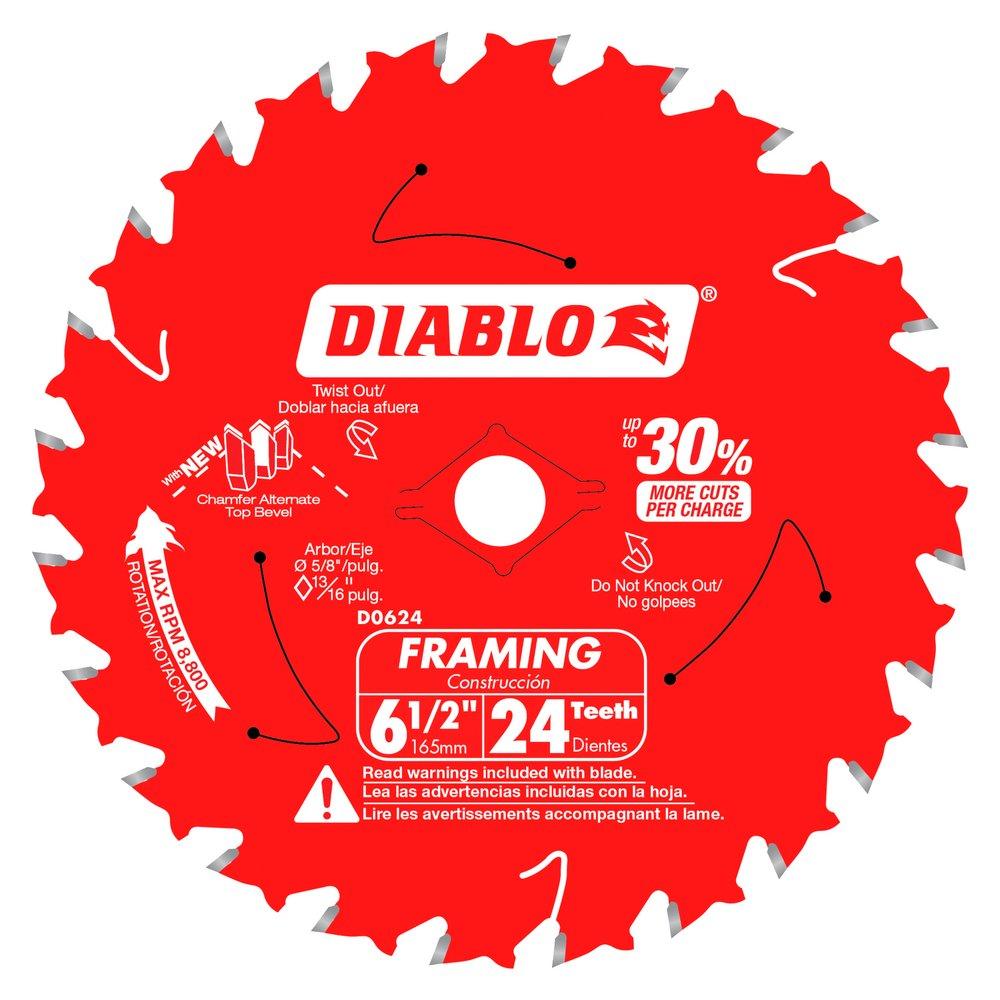 DIABLO D0624A CIRCULAR SAW BLADES