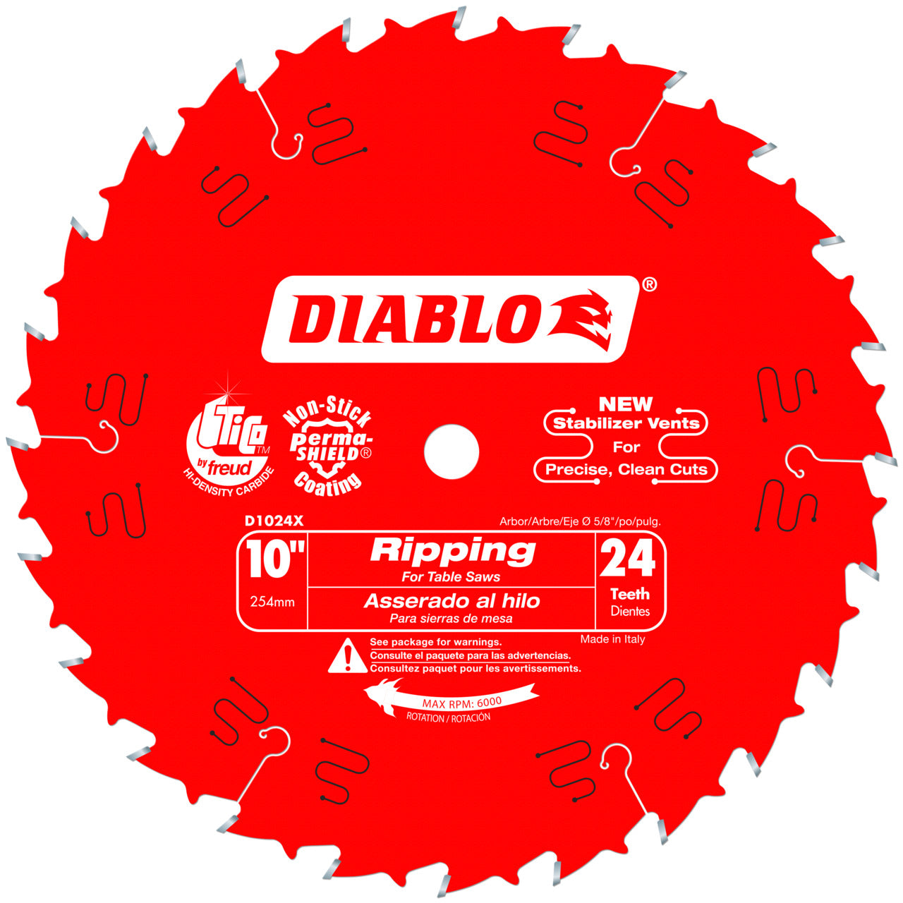 DIABLO D1024X CIRCULAR SAW BLADES