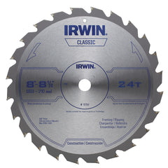 Irwin 15150 Carbide-Tipped Circular Saw Blades 8 1/4 in 24 Teeth
